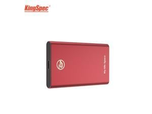 KingSpec External SSD 2TB Internal Solid State Drive Portable SSD Hard Drive Type-C to USB 3.1