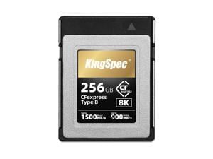KingSpec 256GB Memory Card CFexpress Type B Card For Cameras Up to 1200MB/s Read, 900MB/s Write