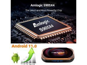 Amlogic S905X4 TV Box Android 110 TV Box HK1 Box 4GB RAM 64GB ROM DualWiFi 24GHz5GHz BT Quad Core 64 Bits 3D8K 1000M Smart TV Box