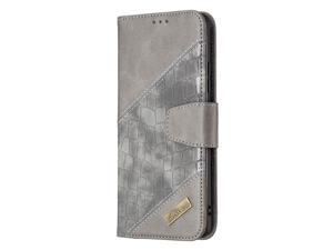Cover for Samsung Galaxy A82 5G case Premium PU Leather Card Holder gray