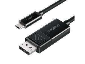 USB C to DisplayPort Cable, CHOETECH USB C to DP Cable 8K@30Hz Type C DisplayPort Adapter (4K@60Hz/2K@165Hz) 6ft/1.8m, DisplayPort to USB C Cable compatible with MacBook Pro/Air, iPad Pro, XPS 15/13