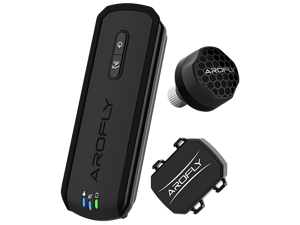 AROFLY LINK A1 - The Smallest and Most Affordable POWER METER, Connects with other Bike Computers via ANT+ or Bluetooth