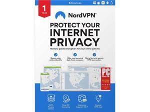 NordVPN, 6 Devices 1 Year, PC/Mac Download