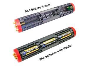 High power and high quality 9AA dry battery holder, an accessory for the high power torches