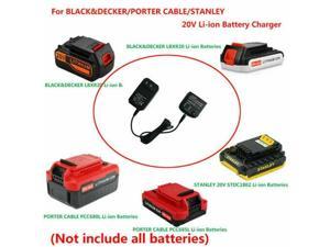Battery Charger For Black  Decker 20V Liion Battery LB20 LBX20 LBXR20 LBX4020
