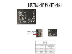 For MSI 12PIN SPI MS-4462 TPM 2.0 Security Module Trusted Platform Module