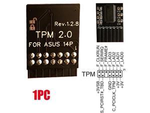 TPM 2.0 Security Module Supports Windows 11 For ASUS Motherboard 14 Pin LPC Card