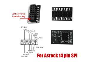 TPM 2.0 Module Security Module Board For ASROCK 14 PIN SPI Motherboard for Windows 11 Use