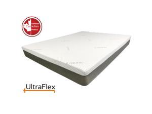 Ultraflex DREAMER- Orthopedic, CertiPUR-US Certified Cool Gel Memory Foam, Eco-friendly Mattress (Made in Canada) - Queen size with Waterproof Mattress Protector