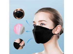 Breathable Protection Masks 5-Ply Set of 20 Elough KN95 Face Masks - Black - GB2626-2019 Certified