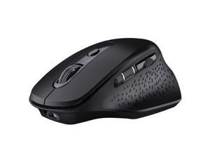 VicTsing Multi-Device Bluetooth Wireless Mouse,Comfortable Ergonomic Rechargeable Mouse with USB Receiver and Thumb Wheel,Built-in Rechargeable Battery for Laptop,Mac,PC and Windows.
