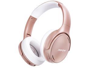 Mpow H19 IPO Active Noise Cancelling Headphones, Bluetooth 5.0 Wireless Headset with CVC 8.0 Mic, Hi-Fi Stereo Deep Bass, Rapid Charge 35H Playtime, Memory-Protein Earpads Over Ear for Travel/Work