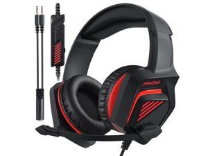 Mpow EG11 Gaming Headset with 3D Bass Surround Sound Over-Ear Headset with Noise Cancelling Mic, On-Line Control, Memory Earmuffs, Gaming Headphone
