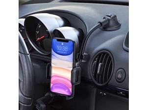 Mpow CA139A Car Phone Mount, Dashboard Windshield Car Phone Holder with Long Arm, Strong Sticky Gel Suction Cup, Anti-Shake Stabilizer