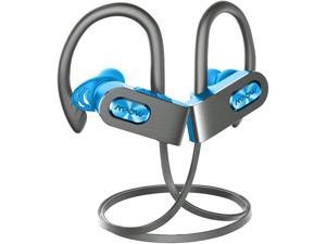 Mpow FLAME2 Bluetooth Headphones Sport, 12Hrs & Bluetooth 5.0 Wireless Sport Earphones, IPX7 Waterproof Bluetooth Headset W/CVC 6.0 Noise Cancelling Mic, Bluetooth Earphones w/Comfort-Slanting Blue