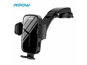 Mpow Car Phone Mount, Dashboard Car Phone Holder with Strong Sticky Gel Suction Cup, Adjustable Car Mount Feet Compatible with iPhone 12 SE 11 Pro Max XS XR, Galaxy Note 20 S20 S10 and More