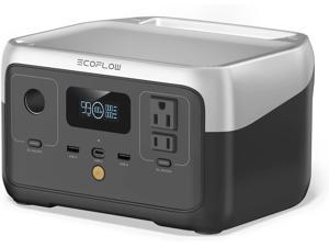 ECOFLOW Portable Power Station River 2 256Wh LiFeP04 Battery 1 Hour Fast Charging 2 Up to 600W AC Outlets Solar Generator Solar Panel Optional for Outdoor CampingRVsHome Use