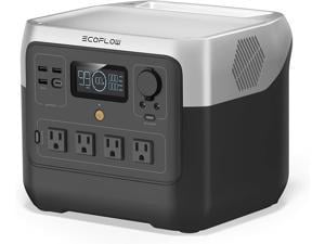 ECOFLOW Portable Power Station RIVER 2 Pro 768Wh LiFePO4 Battery 70 Min Fast Charging 4X800W XBoost 1600W AC Outlets Solar Generator for Outdoor CampingRVsHome Use
