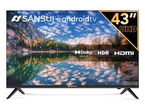 SANSUI ES43S1UA, 43 inch UHD HDR LED 4K Smart Android TV with Google Assistant(Voice Control), Screen Share, HDMI, USB(2021 Model)