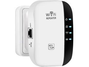 WiFi Range Extender, Up to 2640sq.ft WiFi Extender, 2.4G High Speed Wireless WiFi Repeater with Integrated Antennas Ethernet Port, 360° Full WiFi Coverage, Supports Repeater/AP/WPS
