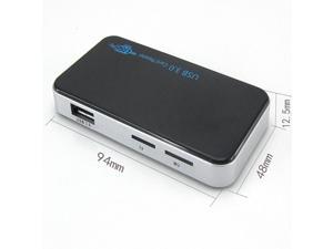 1× Multi-Fit USB 3.0 Memory Card Reader Adapter 5Gbps For SD/XD/CF/M2/MS/TF Card