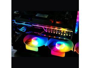 RGB25 RGB Graphics Card Stand Colorful Horizontal 4Pin Supply with LED Light Card Holder