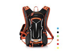 LOCALLION Cycling Backpack Biking Daypack For Outdoor Sports Running Breathable Hydration Pack Men Women 20L Orange