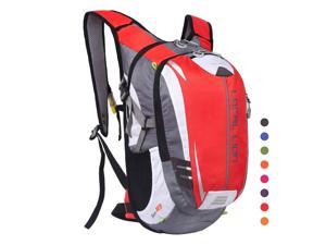 LOCALLION Cycling Backpack Outdoor Sports Hiking Camping Daypack Travel Waterproof Rucksack Red