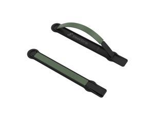 SleekStrip Ultra Thin Phone Grip X Stand - Matte Carbon Base x Olive Green Strip