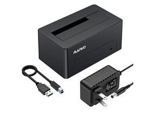 MAIWO USB 3.0 to SAS Hard Drive Dock, SAS Hard Drive Reader / Adapter/ Enclosure Docking Station for 2.5/3.5 inch SAS HDD SSD with 12V/2A Power Adapter, Support up to 18TB Capacity