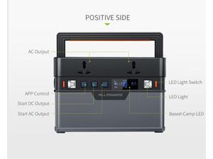 All-In-One 500W Portable Solar Power Station Generator 180k mAh