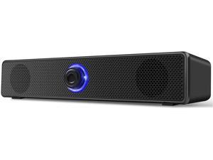 Computer Speakers, PC Wired Desktop Speakers 2.0 Stereo Sound USB Powered Laptop Speakers for Computer, Desktop, Tablet, PC, Mac, Pad, Cellphone and More