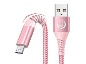 Micro USB Cable Aioneus Android Charger 6FT 2Pack Fast Charging Nylon Braided Charger Cord for Samsung Galaxy J8 A10 A6 A5 S7/S6/S1/J7 Edge J5 J3 J3V J7V, Note 6/5, Moto E6 E5 E4, LG K40 K20, Tablet,
