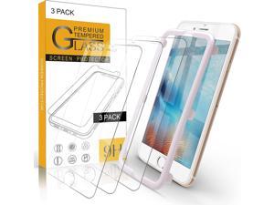 Arae Screen Protector for iPhone 6  iPhone 6s  iPhone 7  iPhone 8 HD Tempered Glass Anti Scratch Work with Most Case 47 inch 3 Pack Welcome to consult