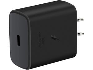 USB C Charger, 45W Super Fast Charging Wall Charger Block Travel Charger Adapter for Samsung Galaxy S22/S21, Note 20/10, iPhone 13/12/11/Pro, iPad Pro, MacBook Pro/Air, Pixel, and More (Black)