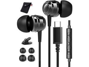 USB C Headphones for Samsung S22 Ultra Z Flip 4 A53 S21 20 FE USB C Earbuds Earphones DAC Wired Earbuds  Noise Isolation inEar Headphones with Microphone for Google Pixel 7 Pro 6a iPad Air 5 OnePlus