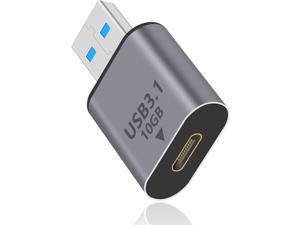 D USB C to USB A Adapter 10Gbps USB C Female to USB Male Adapter Support OTG Fast Charging Compatible with iPhone MacBook Samsung Galaxy 1 Pack