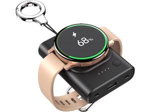 Watch Charger for Samsung Portable Watch Charger 1800mAh Compatible with Samsung Galaxy Watch 55 Pro44 Classic3Active 2Active for Samsung Gear S3Sport Watch Charger with Keychain