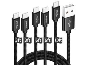 C Type C Cable Fast Charge 5Pack 336610 ft C Type Charger Cable Fast Charging Cords for Samsung Galaxy S22 S21 S20 FE Ultra 5G S10 S9 Plus PS5 Switch LG Moto and Other Type C Charger