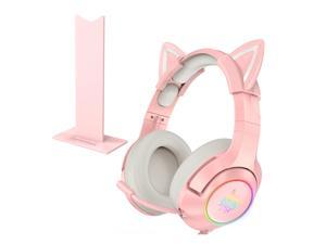 ONIKUMA K9 gaming headset girl headset computer stereo with microphone and LED light for laptop/PS4/Xbox One ONIKUMA K9 gaming headset girl headset computer stereo with microphone and LED light for laptop/PS4/Xbox One