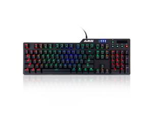 FIRSTBLOOD ONLY Game. AK35I Mechanical Gaming Keyboard –  Black Switches – LED Backlit – Multimedia Keys Roller – Black