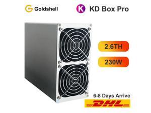 Goldshell KD BOX Pro 2.6T Hashrate KDA Miner 750W Upgarded from KD BOX With Power Supply Mining Kadena Algorithm More Economical than Asic Helium Bitcoin Miner