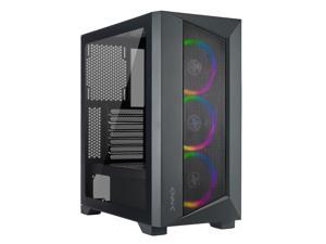 AZZA Octane A 460A / Gaming / ATX Mid Tower / tempered glass/ Black / 3x 120 mm ARGB fans included / ARGB control board included