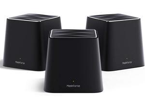 Meshforce M3s Mesh WiFi System (Midnight Black), Mesh Router for Wireless Internet Coverage, Replaces WiFi Router and Extender, Covers 6+ Bedrooms and 60+ Devices (3-Pack) Meshforce M3s Mesh WiFi System (Midnight Black), Mesh Router for Wireless Internet Coverage, Replaces WiFi Router and Extender, Covers 6+ Bedrooms and 60+ Devices (3-Pack)