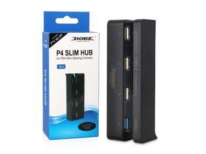 Super High Speed 4 in 1 USB Hub Suitable for Sony Playstation 4 Slim PS4 Slim Console Black Controller Accessory USB 20