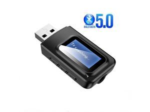 USB Bluetooth Receiver Transmitter Audio Bluetooth 50 Adapter for Car PC TV HD HiFi Receptor Wireless Adapter LCD 35MM AUX