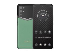 Vertu iVERTU 5G Unlocked Android Smartphone,12G RAM + 512G ROM,64MP Camera,Dual-SIM Cell Phone,Calf Leather Craft Green