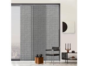 GoDear Design 45.8"-86" W x 96" H, Adjustable Sliding Panel, Room Darkening, Munich Castle