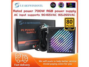 T.F.SKYWINDINTL 700W 80 Plus Gold ATX Computer Power Supply 90-264V PC Source For Gaming Case