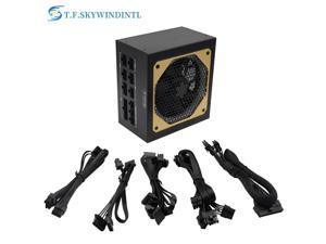 T.F.SKYWINDINTL PC Power Supply 1000W PC Gaming Active PFC  ATX PC Power Source for Gaming Desktop Computer Dual CPU